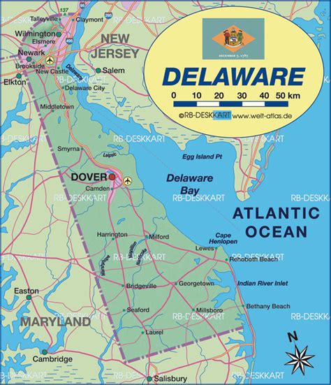 Delaware Map Usa