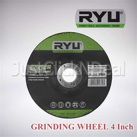 Jual Ryu Grinding Wheel Inch Mata Batu Gerinda Asah Poles Besi