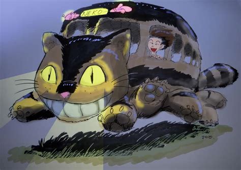 Catbus Fanart - Drawing and art from my neighbor totoro catbus