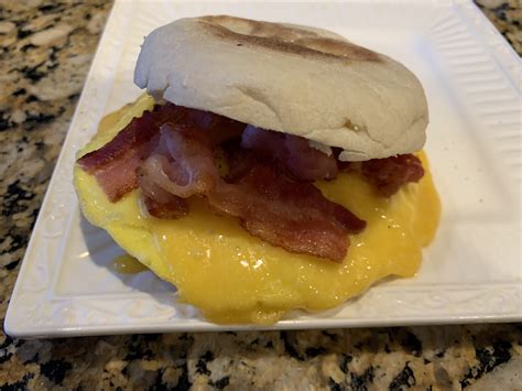 Bacon Egg Cheese English Muffin Ginny S Recipe Collection