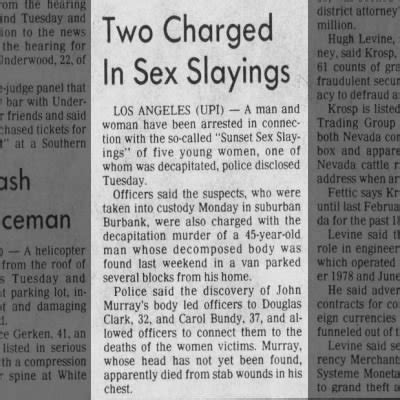 Two Charged In Sex Slayings Newspapers