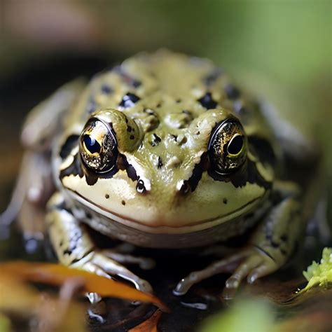 Premium Ai Image A Wild Frog With Grey Eyes Ai Generated