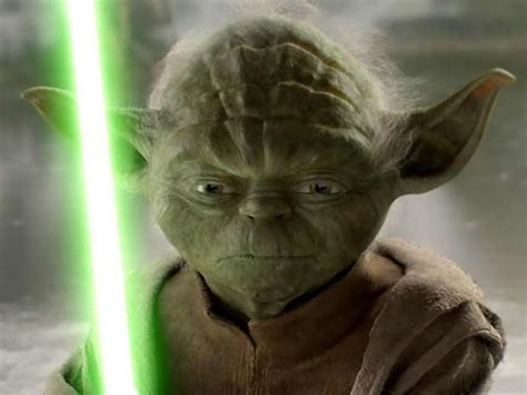 Cara Maestro Yoda De Star Wars Hechas Sobre La Base De La Persona De