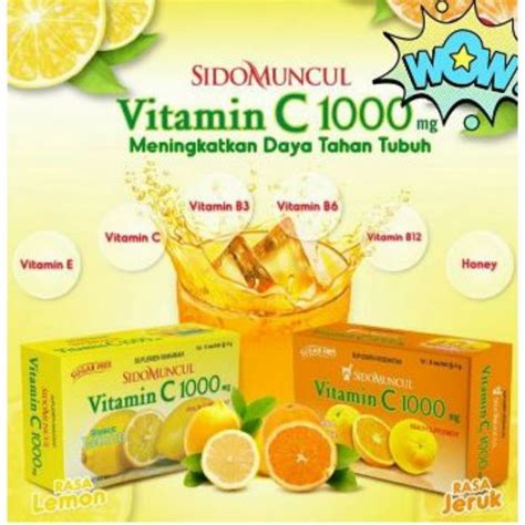 Jual Vit C Sidomuncul Vitamin C Mg Sido Muncul Shopee Indonesia