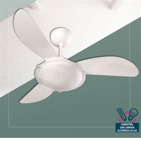 Ventilador De Teto Ventisol Sunny Lustre Controle Casas Bahia