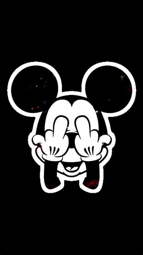 Mickey Mouse Fuck You X Wallpaper Teahub Io