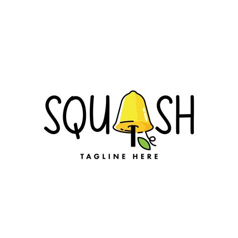 Squash Logo Design Concept Vector 13466666 Vector Art At Vecteezy