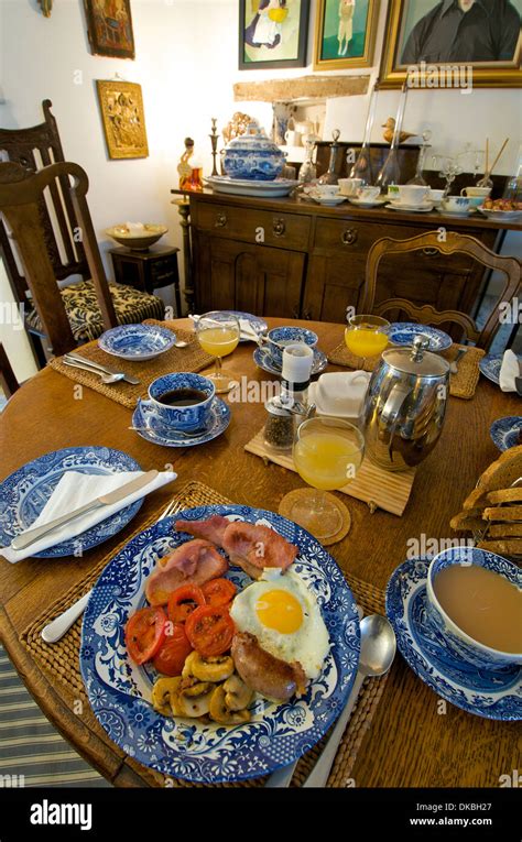 Full English Breakfast Table Hi Res Stock Photography And Images Alamy