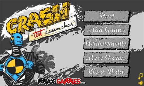 Crash Test Launcher Play Online On Silvergames 🕹️