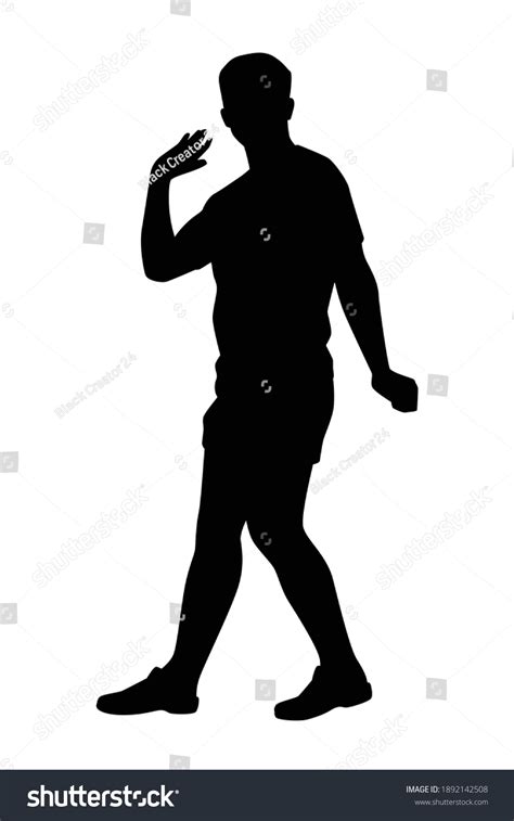 Un joven portador de silueta gay vector de stock libre de regalías Shutterstock