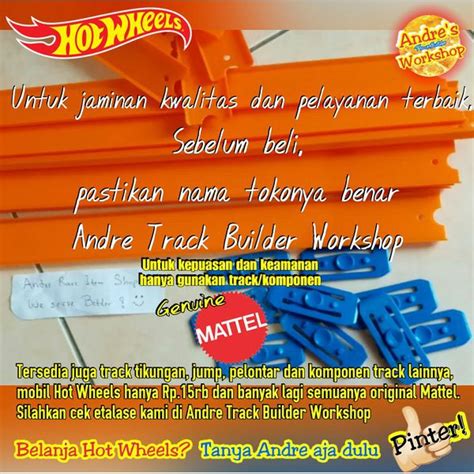 Jual D Hotwheels Track Cm New Hot Wheels Track Builder Original Mattel Harga Satuan