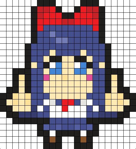 Pipimi Pop Team Epic Perler Bead Pattern Bead Sprites Characters