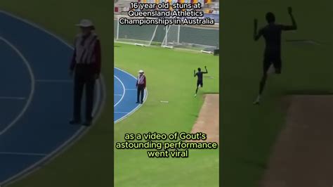 16 Year Old Sprinter Gout Gout Stuns With 10 2 Secs In 100m At Athletics Championships Youtube