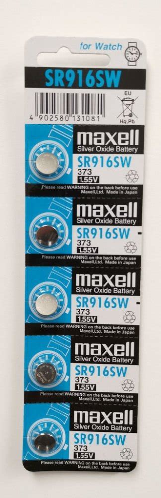 Steel Maxell Sr V Silver Oxide Watch Battery Pc Pack At Best