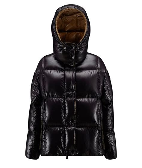 MONCLER Черный пуховик для женщин – купить в интернет магазине с доставкой