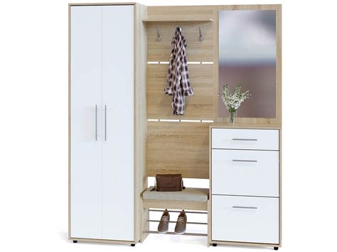 Прихожая Сокол комплектация №3 Дуб Сонома/Белый - купить в ...