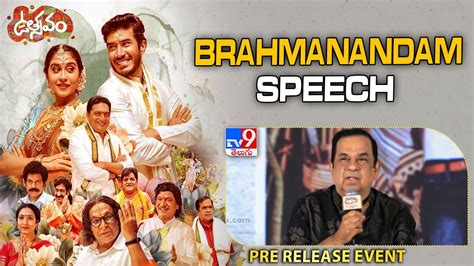 Brahmanandam Speech At Utsavam Movie Pre-Release Event - TV9 - YouTube