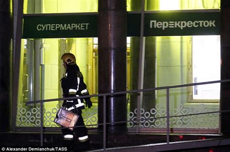 St Petersburg Explosion Ten Injured In Supermarket Blast Daily Mail