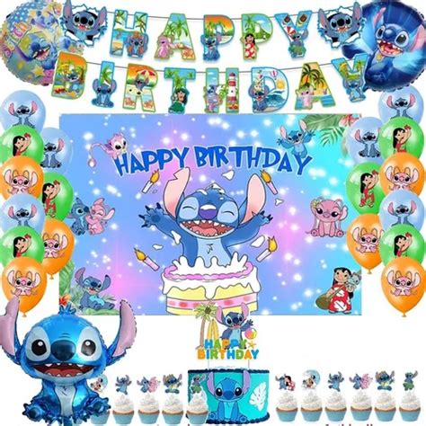 Globos Lilo Stitch Fiesta Decoracion Cumplea Os Paquete Meses Sin Inter S