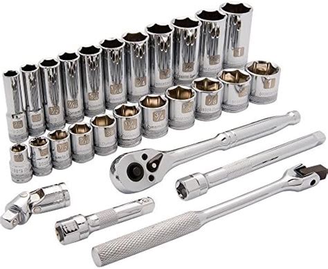 Amazon Vevor Socket Set Inch Drive Socket And Ratchet Set