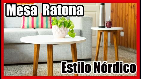 Mesa Ratona Estilo N Rdico Escandinavo De Patas Paso A Paso F Cil