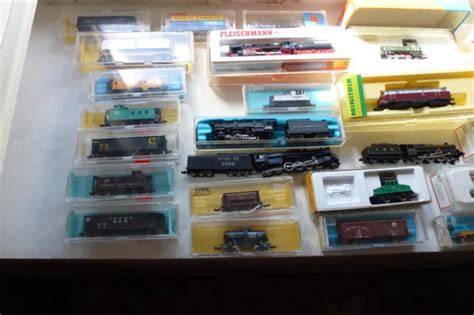 Lot De Trains Echelle N Roco Fleschann Minitrix Atlas Arnold Eur