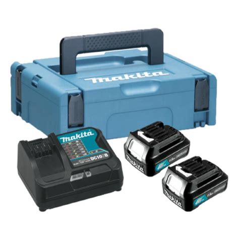 Makita MKP1SY122 (197654-3) FAST Charger (DC10SB) 2 X 12V MAX 1.5AH LI ...