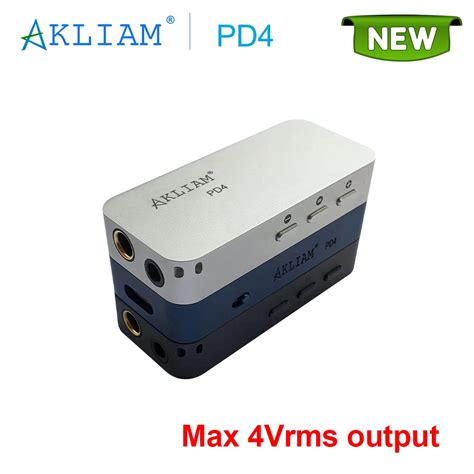 AkLIAM PD4 듀얼 CS43131 USB 동글 Hifi 휴대용 USB Dac 4 4mm 및 3 5mm 출력