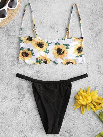 Sunflower Bikini Sunflower Swimsuit And Bathing Suit Online ZAFUL