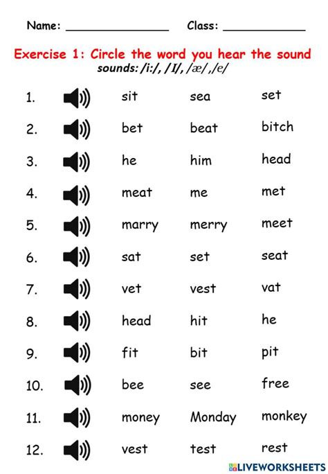 Pronunciation Worksheets 15 Worksheets Library