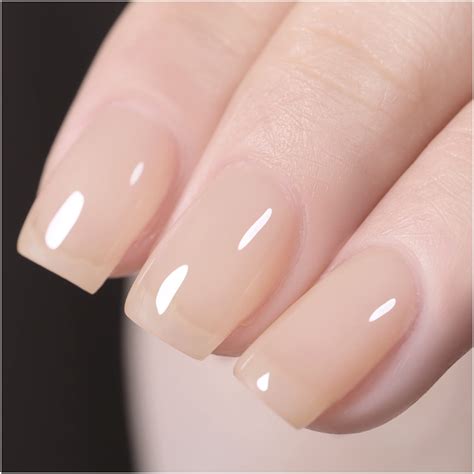 Amazon GAOY Jelly Nude Gel Nail Polish Ml Sheer Milk Tea Translucent Soak Off Gel