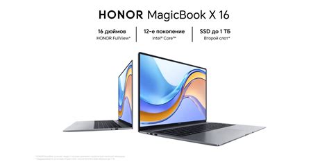 Купить Honor MagicBook X16 2024 Серый BRN-F5851C 5301AHHP в городе ...