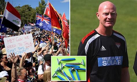 vile anti vaxxers blame covid jab  nano razor blades  afl