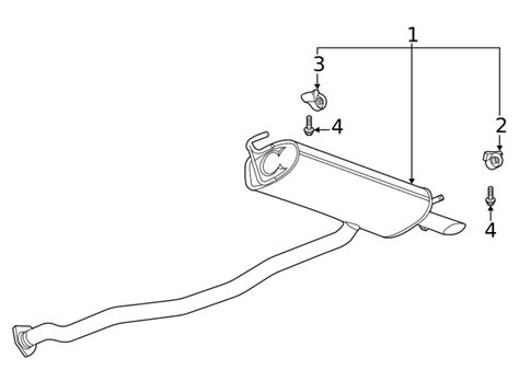 2020 2023 Buick Encore GX Muffler 60005006 GMPartsDirect