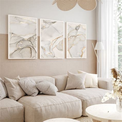 Kit Quadros Decorativos Abstrato Nude Sala Moldura Elo