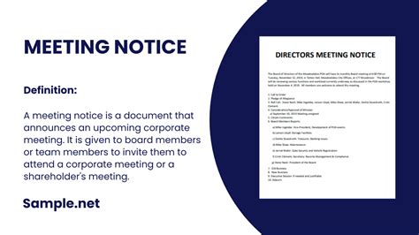 Upcoming Meeting Announcement
