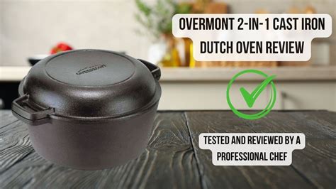 Overmont 2 In 1 Cast Iron Dutch Oven Review Expert Opinion