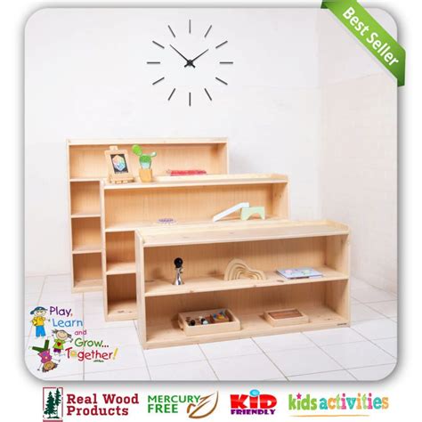 Jual Rak Montessori Rak Buku Rak Rak Serbaguna Rak Trofast Kayu Solid