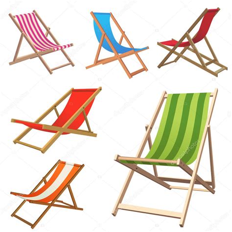 Beach Chair Stock Vector Bogalo 10661069