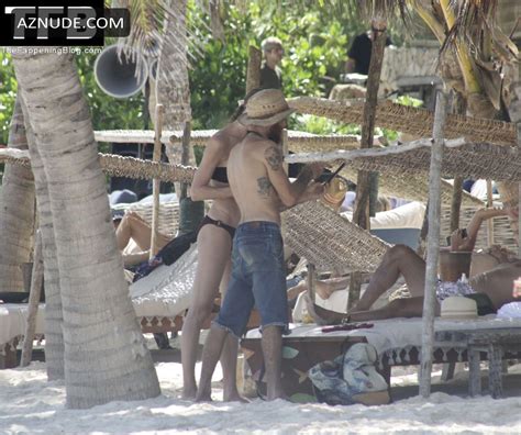 Stacy Keibler Sexy Seen Wearing A Bikini At The Beach In Tulum AZNude