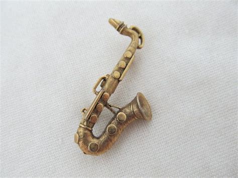 Saxophone Pin Item 150 Etsy Saxophone Etsy Pin