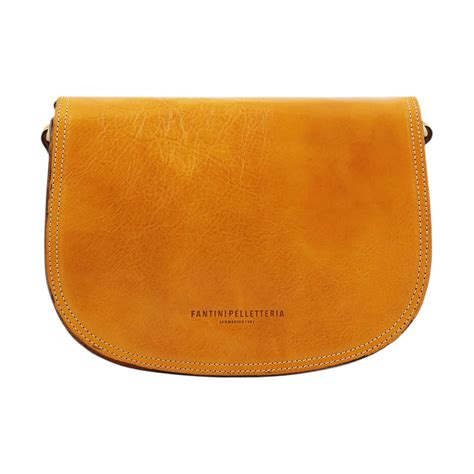 Leather Crossbody Purse Fantini Pelletteria