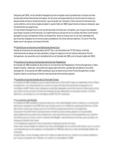 SOLUTION: Limites de argentina y chile - Studypool