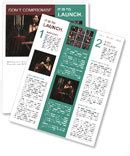 Silhouette Of Woman In Sexy Lingerie Newsletter Template Design ID 0000066076 SmileTemplates