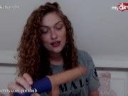 Mydirtyhobby Curly Stretches Her Tight Gripping Pussy With A Fat