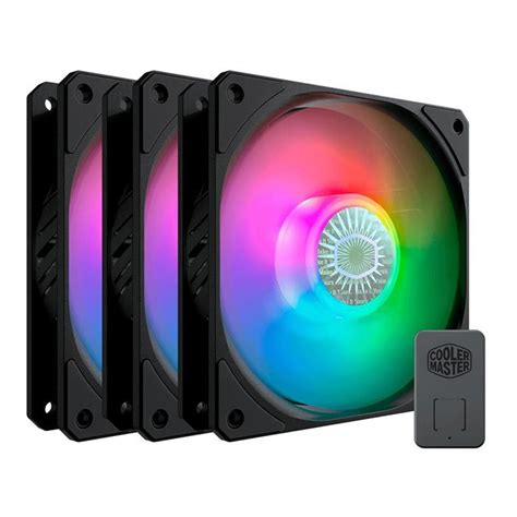 Kit Ventoinhas Cooler Master Sickleflow Argb X Mm Led Rgb Mfx