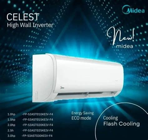 Free Installation Midea Celest Split Type Inverter Tv And Home Appliances Air Conditioning And