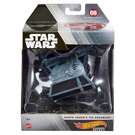 Darth Vader S Tie Advanced Star Wars Hot Wheels Bobf Starship Select