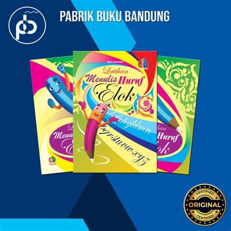 Jual Latihan Menulis Huruf Elok Di Seller Pabrik Buku Bandung Kab