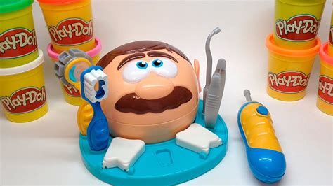 Плей До пластилин, набор "Доктор Зубастик", играем в дантиста (Play Doh ...